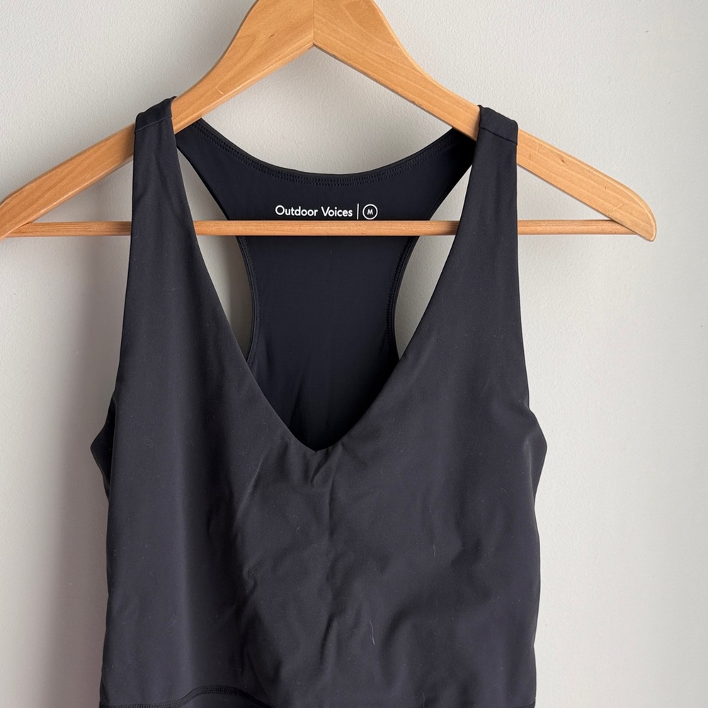 Outdoor Voices Charcoal Tank Top